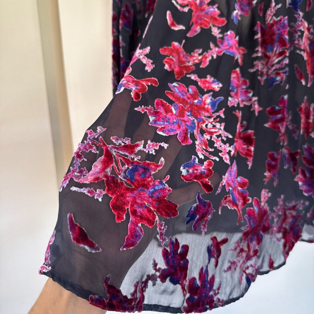 Rag & Bone Yuni Burnout Blouse, Large - Like New!… - image 6